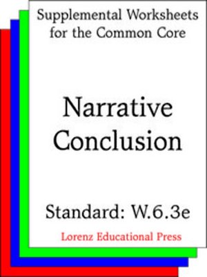 cover image of CCSS W.6.3e Narrative Conclusion